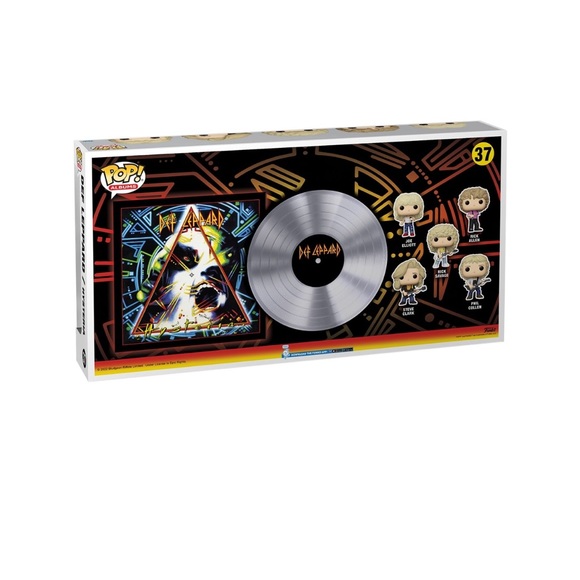 Funko Pop! 2022 Album Deluxe:Def Leppard - Hysteria Vinyl Figures Limited Ed NIB - Picture 2 of 6